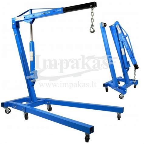 Hidraulinis kranas automobilių servise