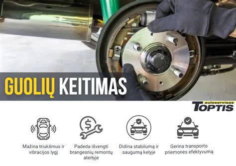 automobilio ratų guolio keitimas