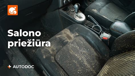 Automobilio salono priežiūra su kilimėliais