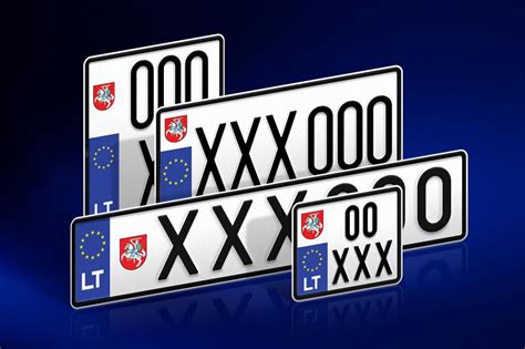 Automobilio numeriai su draudimo simbolika