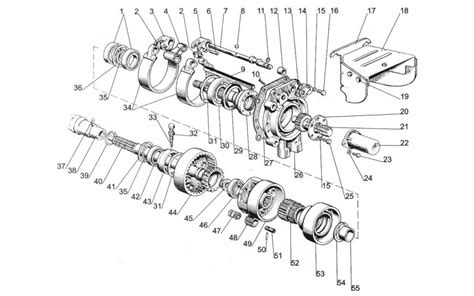 Ilustracija, kaip atrodo MTZ-80 darbinis velenas