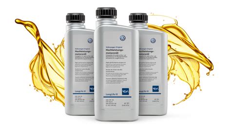 Schematinis Volkswagen variklio alyvos sudėties pavyzdys