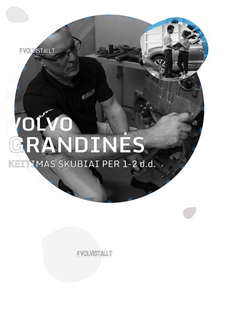 Volvo remonto paslaugų schema