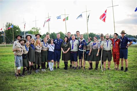 Nuotrauka: Skautų stovykla miške