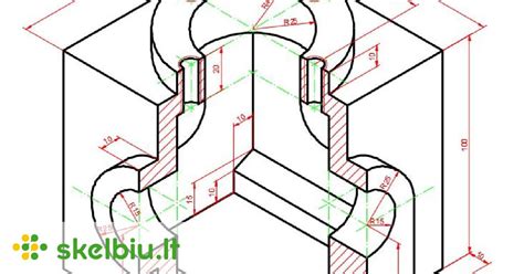 AutoCAD sąsaja su 2D ir 3D brėžiniais