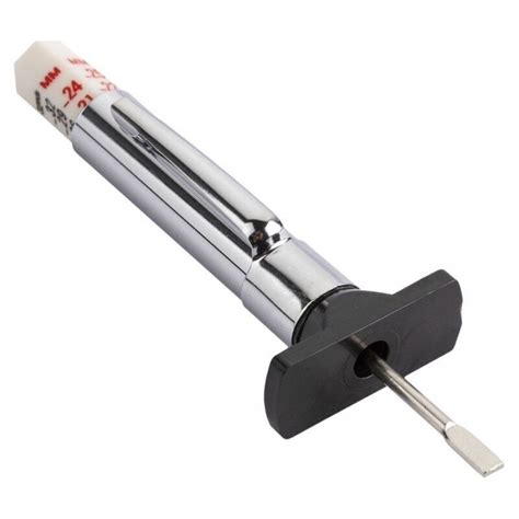 schemą su protektoriaus gylio matavimu