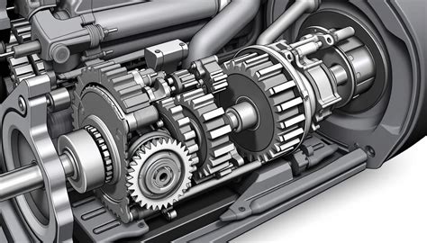 Mechaninės pavarų dėžės schema