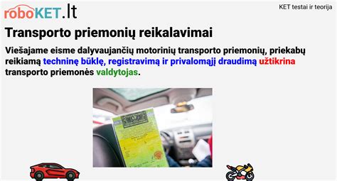 Infografika: kaip pasitikrinti transporto priemonės leidimą dalyvauti eisme