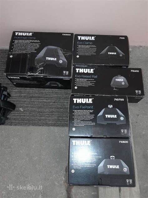 Įvairūs „Thule“ stogo skersinių modeliai