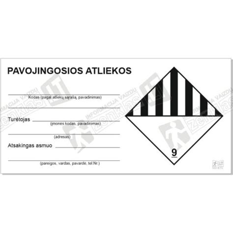 Padangų ženklinimo etiketės pavyzdys