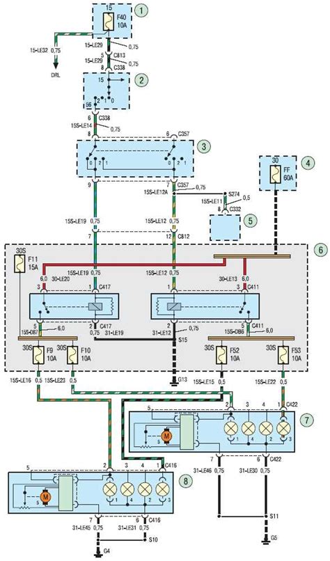 Ford Fusion kuro sistemos schema