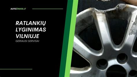 Įvairūs automobilio ratlankių nešvarumai
