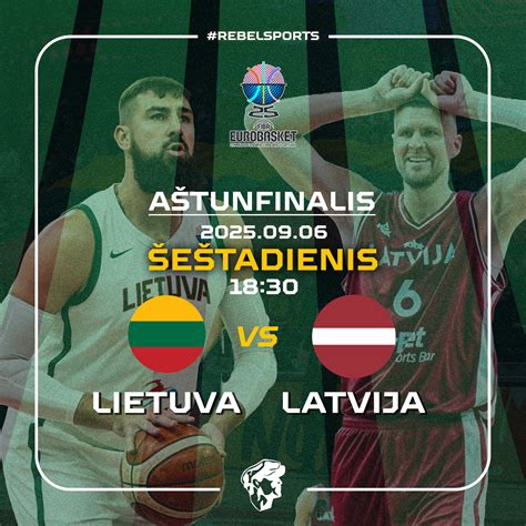 Krepšinio rungtynių tarp Lietuvos ir Latvijos momentai