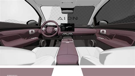 2025 m. AION UT EV automobilio interjeras