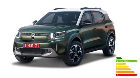 Schematinis Citroën modelių išdėstymas