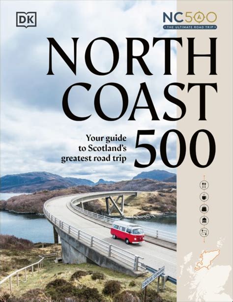 Žemėlapis su North Coast 500 maršrutu
