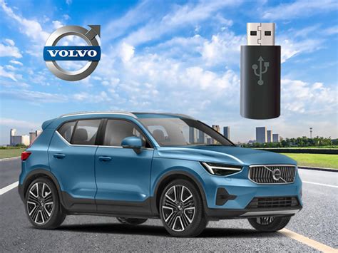 USB laikmena su Volvo navigacijos žemėlapiais