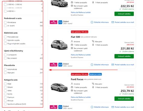 DiscoverCars ir Rentalcars palyginimo svetainės