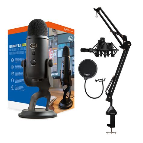 Shema su Blue Yeti mikrofono įrašymo režimais