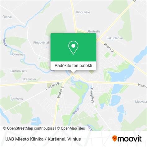 Žemėlapis su UAB 