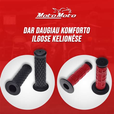 Motociklų vairo rankenėlių įvairovė
