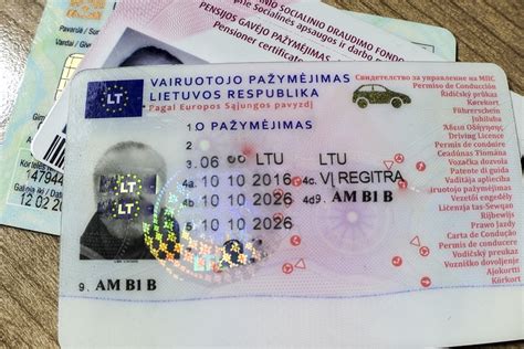 Vairuotojo pažymėjimo rūšys ir amžiaus grupės