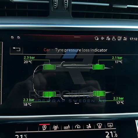 Audi A6 su TPMS sistema