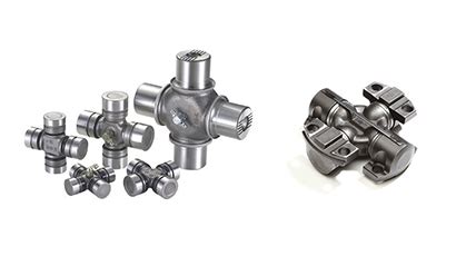 Dviejų tipų kardaninių velenų schemos