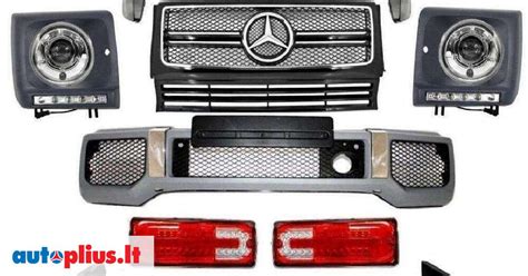 Schematinis Mercedes Benz W202 priekinio bamperio dalių išdėstymas