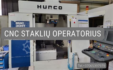 CNC frezavimo staklių darbo procesas