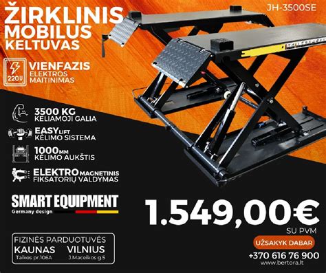 serviso keltuvas su automobiliu