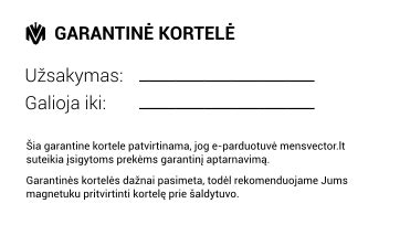 Prekių grąžinimas ir keitimas