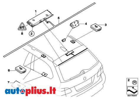 BMW E61 antenos blokas