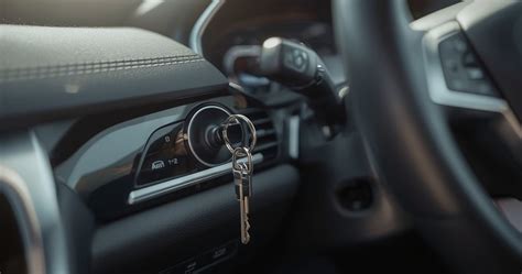 Schematinis automobilio užvedimo spynelės išardomų dalių vaizdas