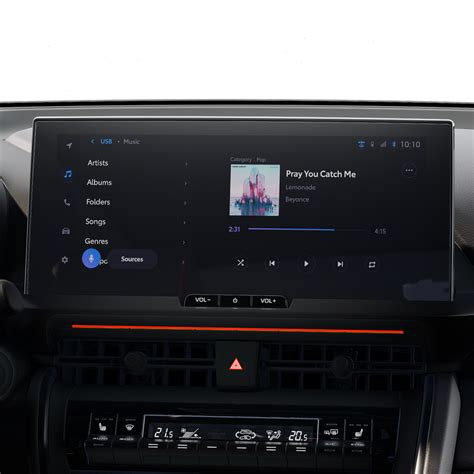 Toyota RAV4 multimedijos sistemos ekranas su navigacijos funkcija