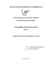 Infografika, iliustruojanti adaptyviosios greičio palaikymo sistemos veikimo principus