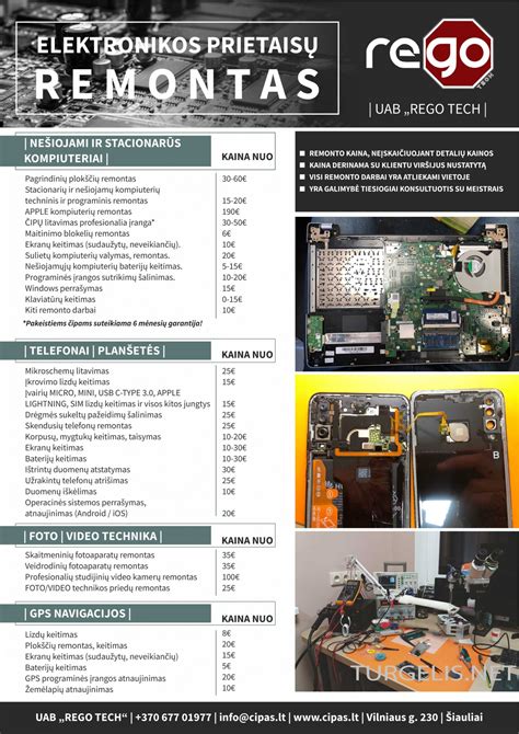 Elektronikos remonto paslaugos