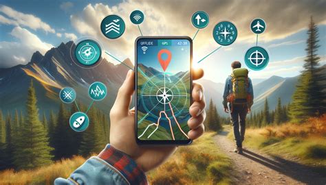 Skirtingų GPS navigacijos programų piktogramų koliažas