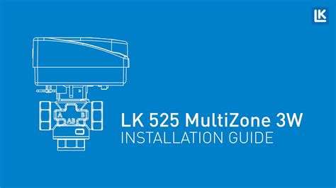 Indikatorius, rodantis atidarytą prievadą LK 525 MultiZone 3W vožtuve