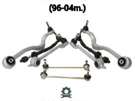 BMW E39 Touring galinės pneumatinės pakabos schema