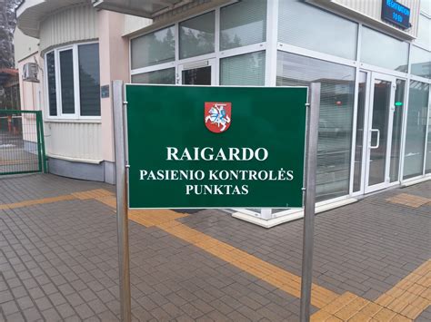 Kontrolės punktai tarp Lietuvos ir Baltarusijos