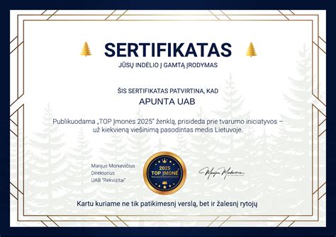 Autoserviso aplinkosaugos sertifikatas