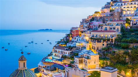 Vaizdas į Positano miestelį, Amalfio pakrantė