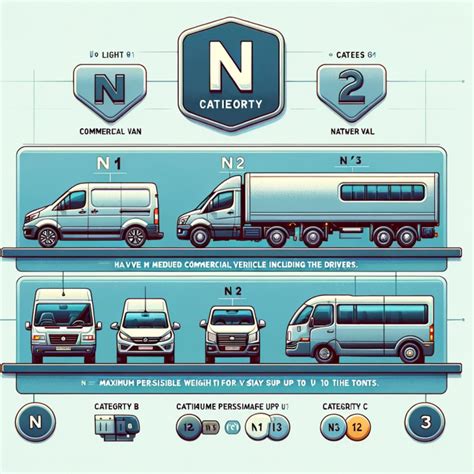 Schema: M1 ir N1 klasių automobilių skirtumai