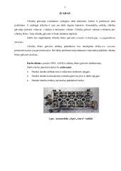 Volvo 2.0 D variklio cilindrų bloko schema