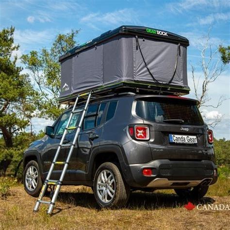 Automobilio stogo palapinė su kietu stogu