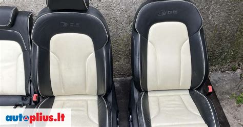 Audi Q5 salono vaizdas su odiniais užvalkalais