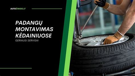 Infografika apie padangų priežiūros svarbą