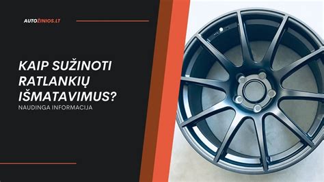 Naudotų ratlankių pirkimo patarimai
