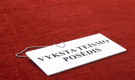 teismo posėdis